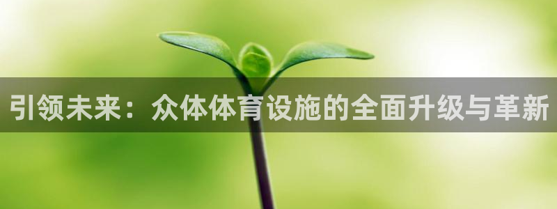 意昂4娱乐40996:引领未来:众体体育设施的全面升级与革新